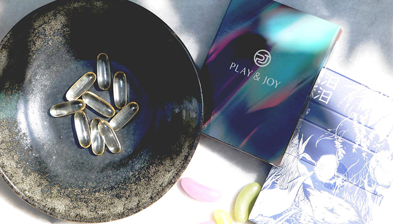 play and joy 隱形潤滑液 更年期 膠囊 包裝