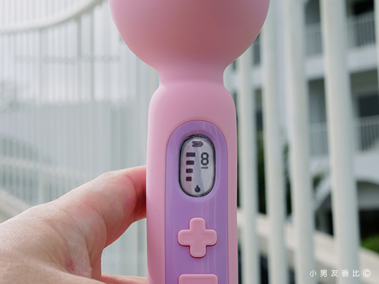 小怪獸鯨嘆號 多功能加溫AV棒 液晶螢幕顯示